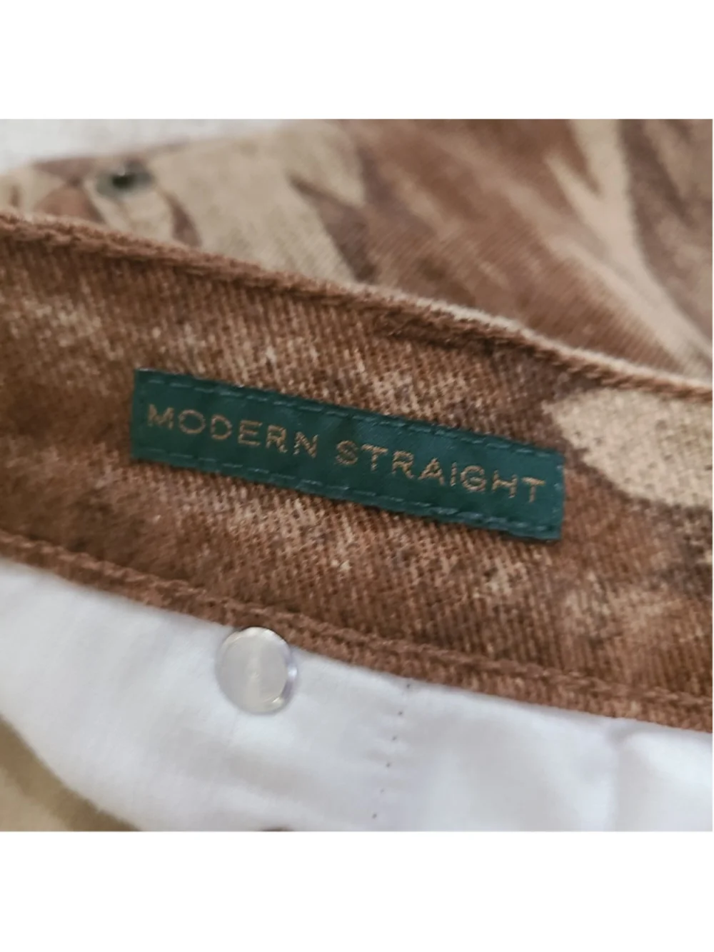 Ralph Lauren Jeans Co Jeans Womens 4 Brown Modern Skinny Aztec Print Southwest